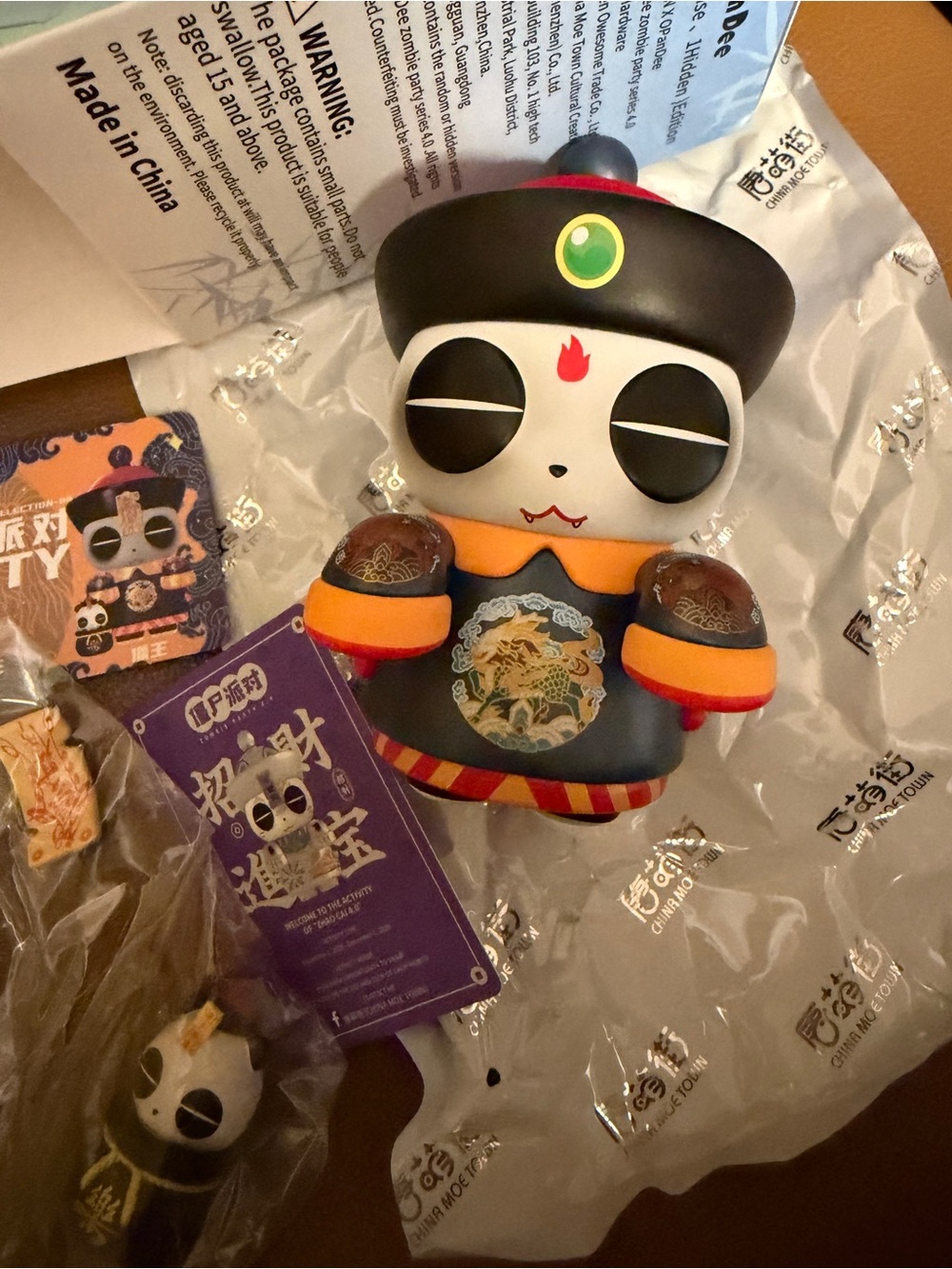 OPanDee Zombie Party. 200% 🧟 confirmed Lich Lord w zombie panda pal. Open Box.